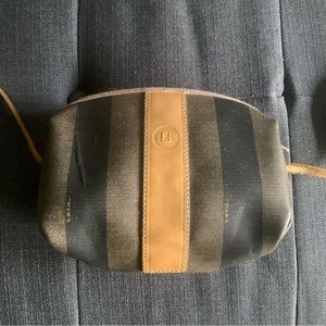 Fendi Pequin cosmetic clutch